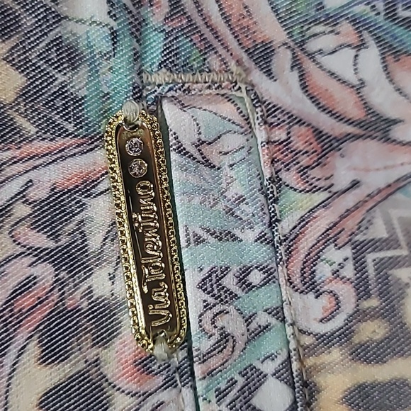 Via Tolentino Midi Skirt Geo Leopard Floral 34 - Picture 5 of 10